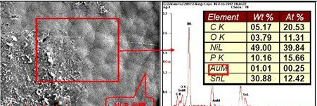 對PCB板焊錫不良做微觀與表面元素分析(圖1) 對PCB板焊錫不良做微觀與表面元素分析(圖1)