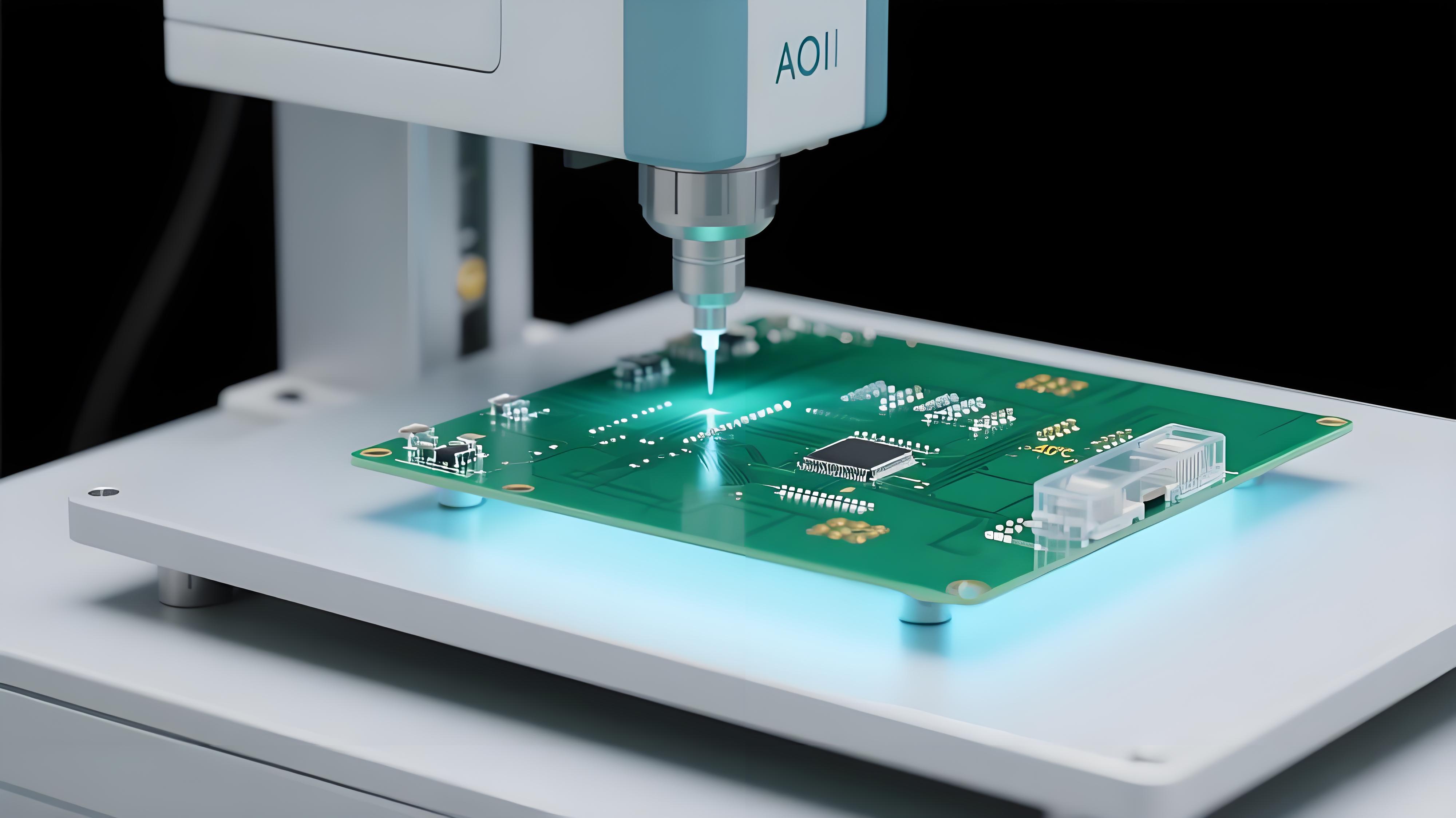 療超聲探頭PCB選擇性焊接后AOI檢測場景.jpeg