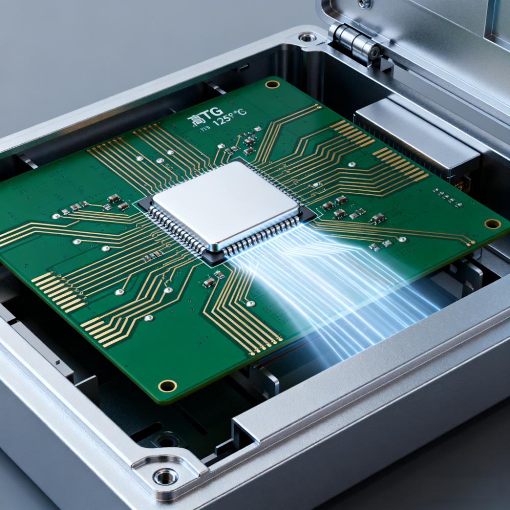 車載毫米波雷達高TG PCB特寫,低熱膨脹系數確保探測誤差≤0.1米.jpeg