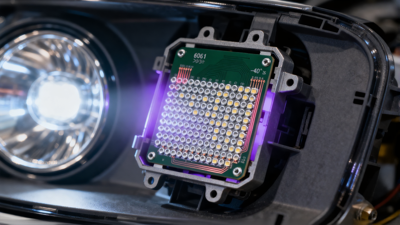 汽車 LED 大燈鋁基板場景 汽車 LED 大燈鋁基板場景