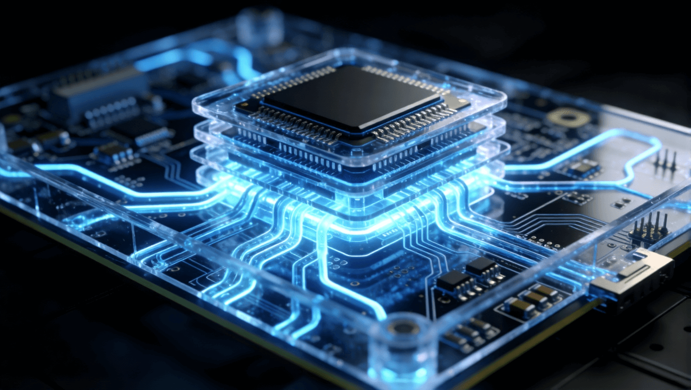 未來儲能PCB 3D封裝與嵌入式微流體冷卻通道內(nèi)部結(jié)構(gòu)概念圖.png